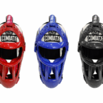 Cască Box CombatX cu protecție integrală față – PU Leather, reglabilă, antrenament și sparring